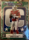 2025 Panini Donruss Optic Josh Allen #3 Captain in Charge Dragon Prizm /24