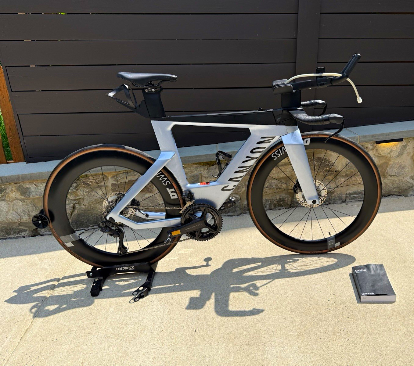 Canyon Speedmax CF SLX Disc TT/Tri Bike 700C S 12-Speed Hyd Disc Black/White