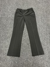 RARE Prada Women Technical Poly Straight Leg Dress Pant Black size 28 x 29 IT 42
