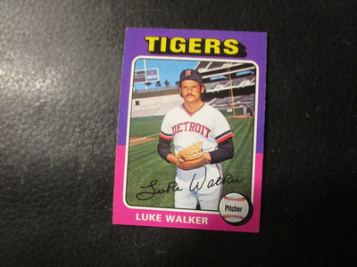 1975  TOPPS#474 LUKE WALKER TIGERS      NM/MT