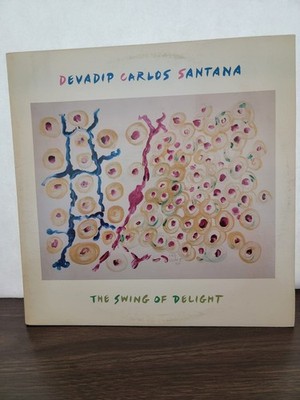 Vintage ~DEVADIP CARLOS SANTANA ~ The Swing Of Delight ~ Double LP Vinyl VG+