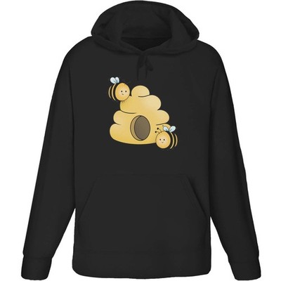 'Cute Bees & Hive' Adult Hoodie / Hooded Sweater (HO052672)