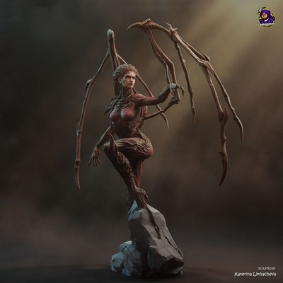 Kerrigan  - StarCraft 2 - Fan Art Figur - 3D Resin Print - 280mm