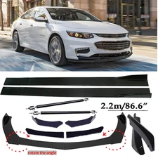 For Chevrolet Malibu Front Bumper Lip Spoiler Splitter Car Body Rear