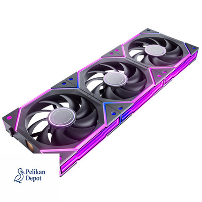 NyotaUltra 120MM RGB Lüfter 3 Stück Daisy Chain HDB 58