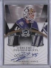 2007-08 Upper Deck The Cup Emblems of Endorsement 7/15 Jonathan Bernier Auto 0c3