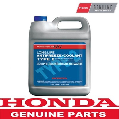 1 Gallon Genuine Honda Acura Engine Coolant Antifreeze Long Life Type 2 Blue