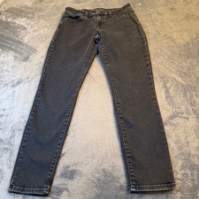 Lucky Brand Stella Skinny Jeans Dark Wash Black Denim Pants Women Size 6 / 28