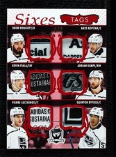 2023-24 The Cup Sixes Jerseys Red Tag 1/2 Drew Doughty Anze Kopitar Patch 0c3