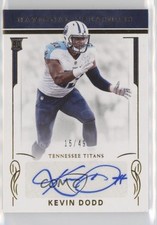 2016 Panini National Treasures Rookie Signatures Gold 15/49 Kevin Dodd Auto 03rx