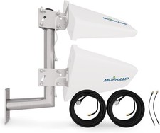 MIMO 2x2 External Antenna Kit 698-3800 MHz  Works with 4G LTE/5G White