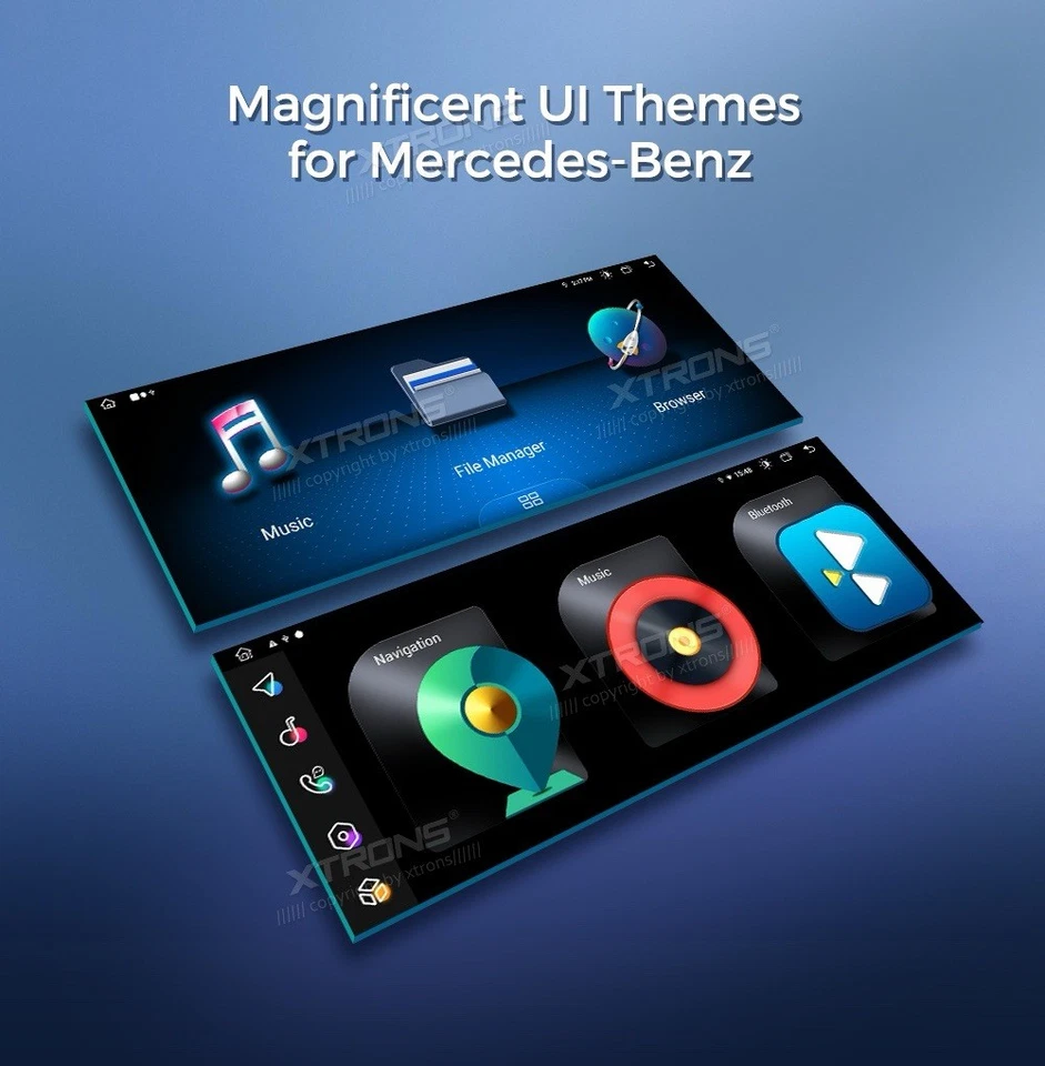 Autoradio Carplay Per Mercedes Benz Classe A W176 GLA X156 CLA NTG 4.5 2013-2018 - Immagine 4 di 4