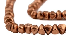 Copper Rugged Nugget Beads 5x8mm 16 Inch Strand