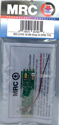 HO MRC 00111703 DC / DCC SOUND DECODER 16 BIT DROP IN EMD 710