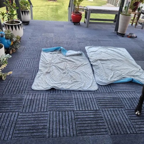 Azulejo de alfombra autoadhesivo 12" x 12" pelar y pegar alfombras antideslizantes - Imagen 8 de 19