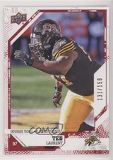2019 Upper Deck CFL Red 131/150 Ted Laurent #199 1fd9