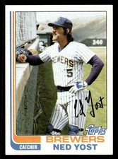 1982 Topps - Ned Yost #542 Milwaukee Brewers