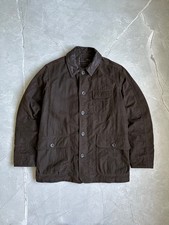 Giacca cappotto Marlboro Classics isolato pelle cotto cerata colletto taglia XL uomo