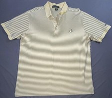 Masters Collection Shirt Mens XL Yellow Strip...