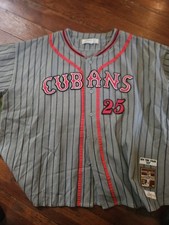 J.C. Higgins New York Cubans 1923 Negro Leagues Jersey #25 Gray