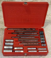 Blue Point Ridgid Tools Usa 25pc Screw Extractor Set No 1020 Clean Blue Point Ridgid Tools Usa 25pc Screw Extractor Set No 1020 Clean