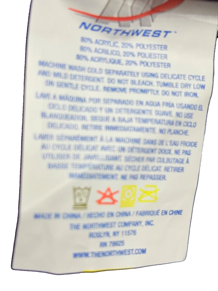 MANTA VAQUERO (TEXAS) NOROESTE 64" X 80" FELPA GRUESA Foto 4 de 4