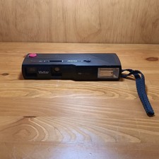 VIVITAR 110 EF DROP-IN FILM LOAD POINT SHOOT POCKET CAMERA W/ FLASH STRAP