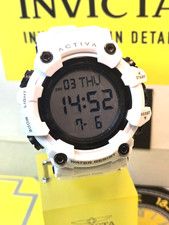 Invicta-activa Kadron X Mens Multifuction Digital Watch 53mm White New Invicta-activa Kadron X Mens Multifuction Digital Watch 53mm White New