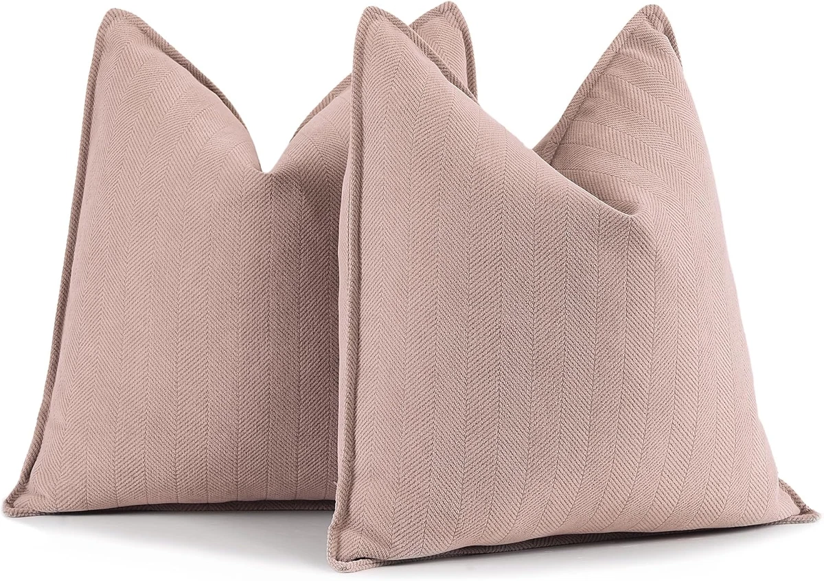 Epinki Set 4 Fodera Cuscino 40 x 40 CM, Cuscino Divano Fiore di