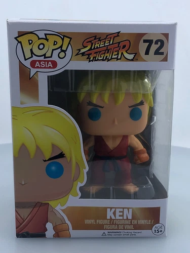 SDCC 2016 Exclusive Street Fighter Ken POP! Vinyl Figure by FunKo DAMAGED BOX