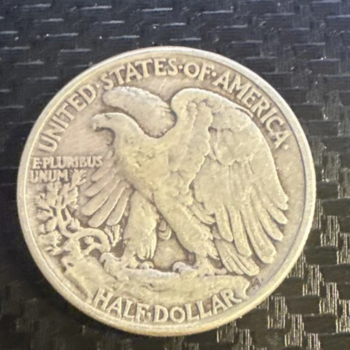 Liberty Walking Half Dollar 1941 Silver 50C Circulated US Coin -2