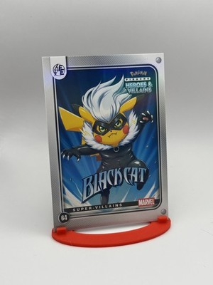 Pokémon Pikachu Heroes & Villains - Black Cat #64
