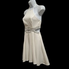 Windsor white dress w/stones