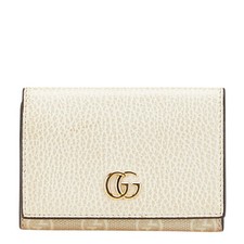 GUCCI GG Supreme Card Case 474748 Women  Used  