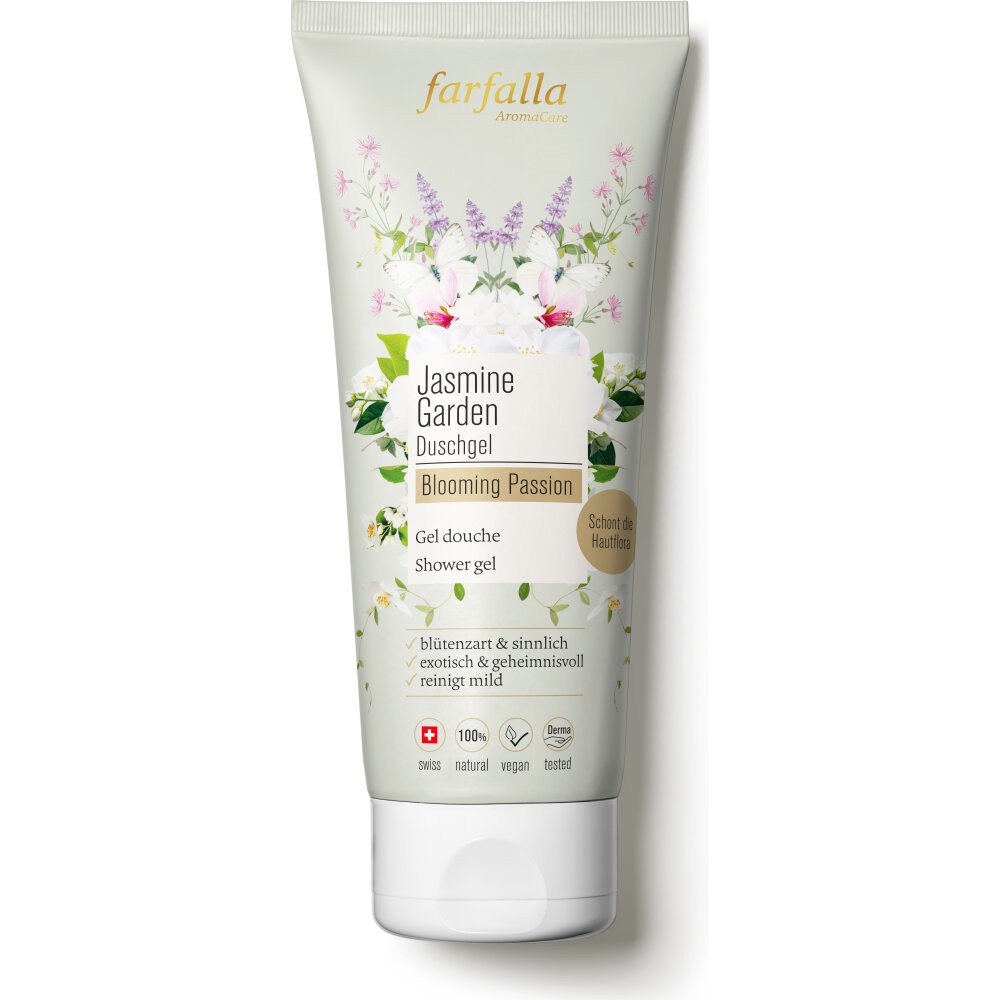 Farfalla 2X Duschmittel, Duschgel Jasmine Garden Flasche 200 Ml (200 Ml) - Bild 3