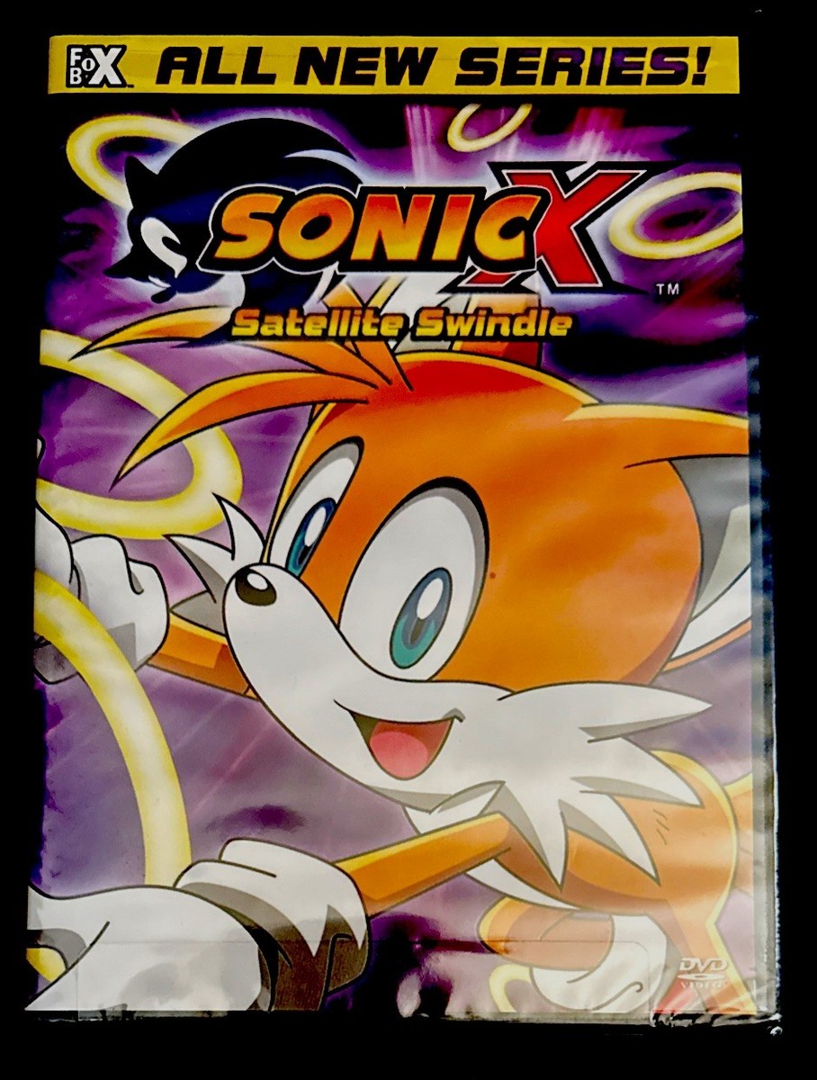 Sonic X Satellite Swindle DVD Lot of 2 Brand New Sealed Super Hero