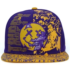 Trippy New TL Snapback Cap Leader Hip Hop Face Black Green Adjustable Hat