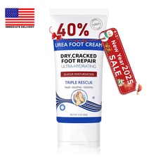 Urea Cream 40 Percent Tube 3 Oz, Urea Foot & Hand Cream for Dry Cracked, 40 per 