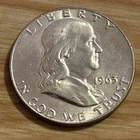 1963 D Silver Franklin Half Dollar Au