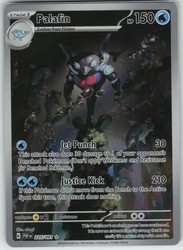 Palafin 225/091 Paldean Fates Illustration Rare Holo