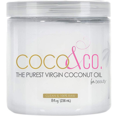 100% Raw Coconut Oil for Skin & Hair, Clean Beauty Grade, Pure and Organic Extra