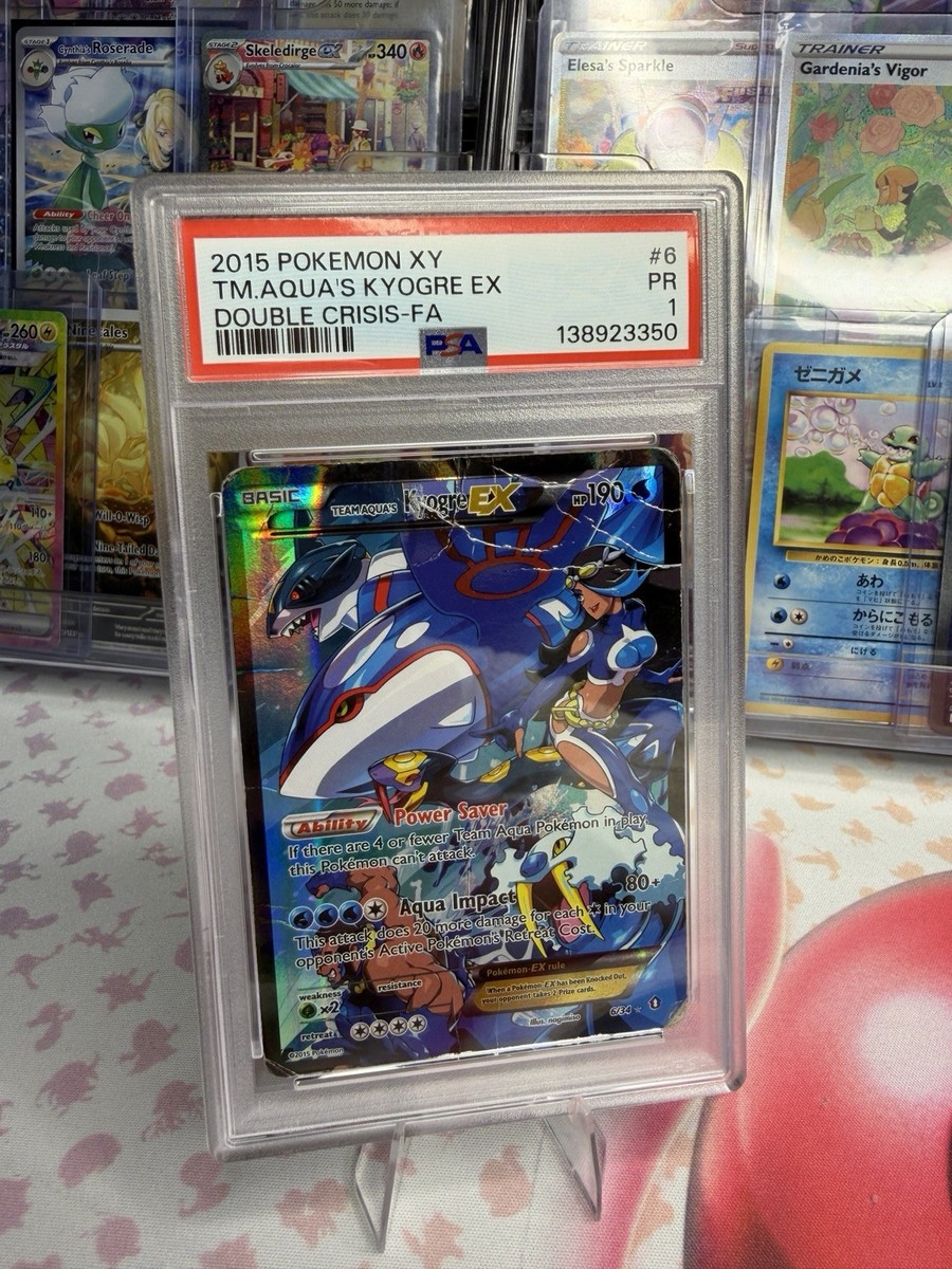 Team Aqua's Kyogre EX 6/34 Double Crisis Holo for sale online | eBay