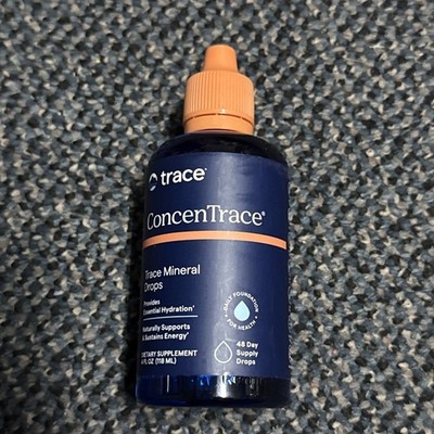Trace Minerals Research Trace Mineral Drops ConcenTrace-4oz Exp: 06/2030 New!!