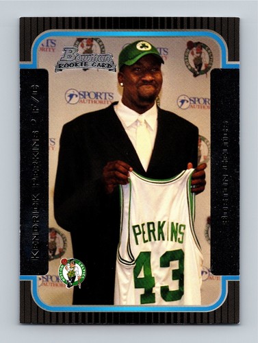 Kendrick Perkins 2003 Mixed Brand Rookie (3) Card Lot RC NM Topps Bowman UD MVP - Picture 4 of 7