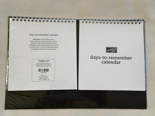 Stampin up DAYS TO REMEMBER 6x6 BLANK CALENDAR Sealed Desktop Tabletop NEW