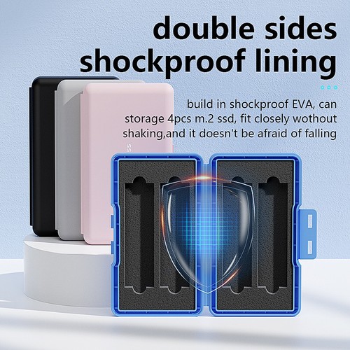 Portable M.2 Hard Drive Protection Case PP Storage Case - Photo 9/16
