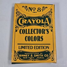 Vintage 1991 Crayola Collector's Colors No 8 Limited Edition Retired Crayons