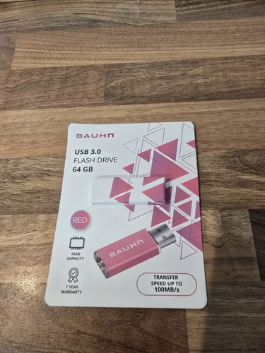 Bauhn USB 3.0 Flash Drive 64GB in Pink - Bild 3 von 6