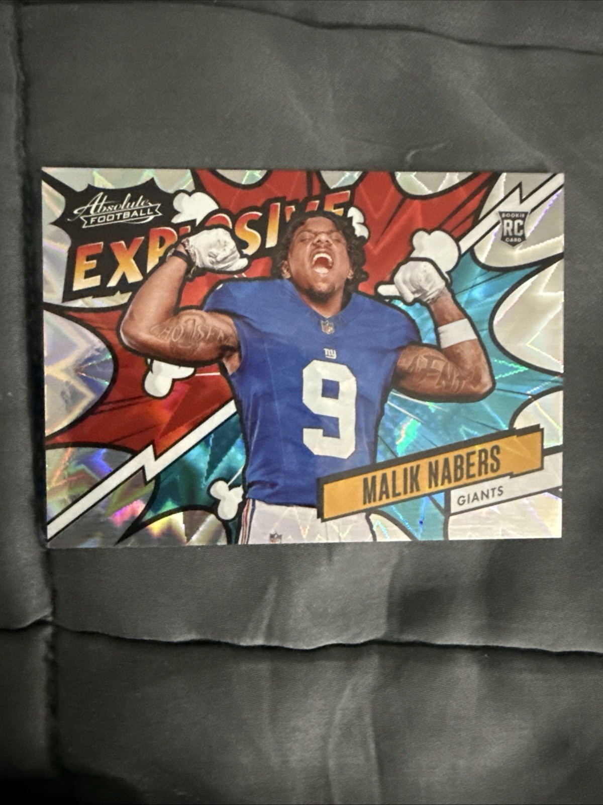2024 Panini Absolute - Explosive Malik Nabers #EX-MNS (RC)