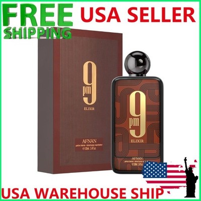 In USA - Afnan Unisex 9PM Elixir Extrait De Parfum Spray 3.4 Oz Fragrances